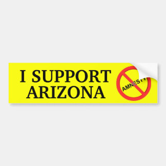 Ik steun Arizona Bumpersticker