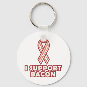 Ik steun Bacon Sleutelhanger
