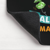 Ik steun ballon dierenrechten grappig verjaardagsg muismat (Hoek)