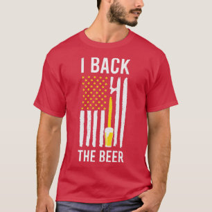 Ik steun bier grappig cadeau patriot t-shirt