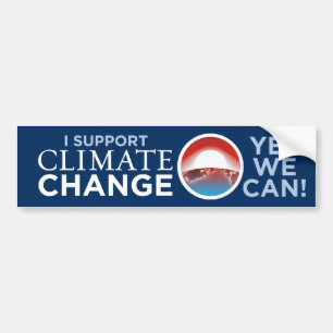 Ik steun Bumpersticker die lijkt op de klimaatvera