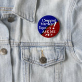 Ik steun Button voor gendergelijkheid in het huwel (In situ)