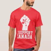 Ik steun Canada - trotse Canadees T-shirt (Voorkant)