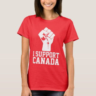 Ik steun Canada - trotse Canadees T-shirt