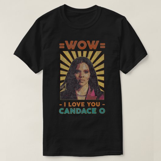 Ik steun Candace Owens voor Republikeins President T-shirt (Design voorkant)