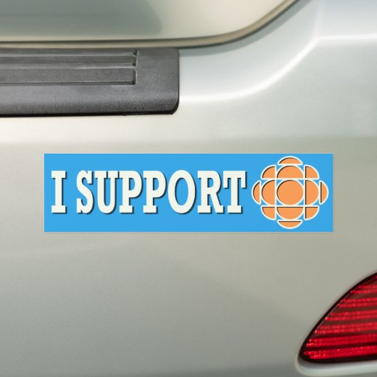 Ik steun CBC Bumpersticker (Op auto)