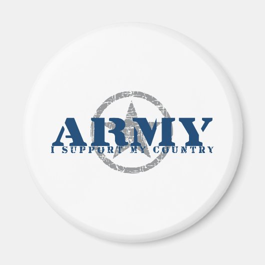 Ik steun Country - ARMY Magneet (Voorkant)