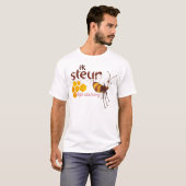 Ik steun de Bijenstichting T-shirt (Voorkant volledig)