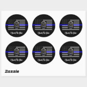 Ik steun de blauwe steunpolitie sticker (Vel)