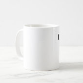 Ik steun de burgemeester koffiemok (Voorkant links)