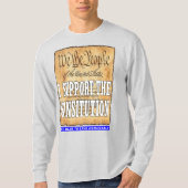 Ik steun de Grondwet T-shirt (Voorkant)