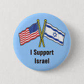 Ik steun de Israëlische Button (Voorkant)