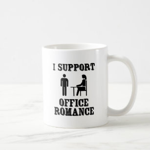 Ik steun de Kantoor Romance Koffiemok