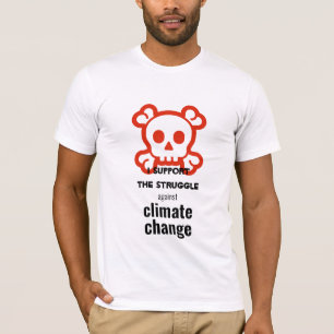 Ik steun de strijd tegen klimaatverandering t-shirt