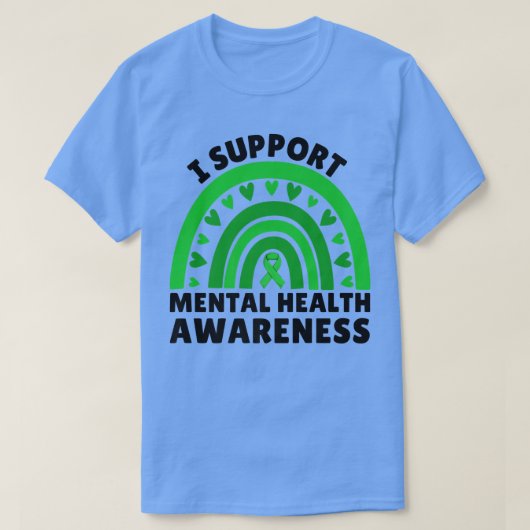 Ik steun de therapeutische aanpak van de psychisch t-shirt (Design voorkant)