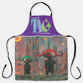 Ik steun de Topeka Art Guild Design Schort