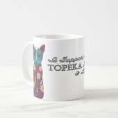 Ik steun de Topeka Art Guild Mok (Voorkant links)