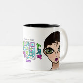 Ik steun de Topeka Art Guild Mok (Voorkant rechts)