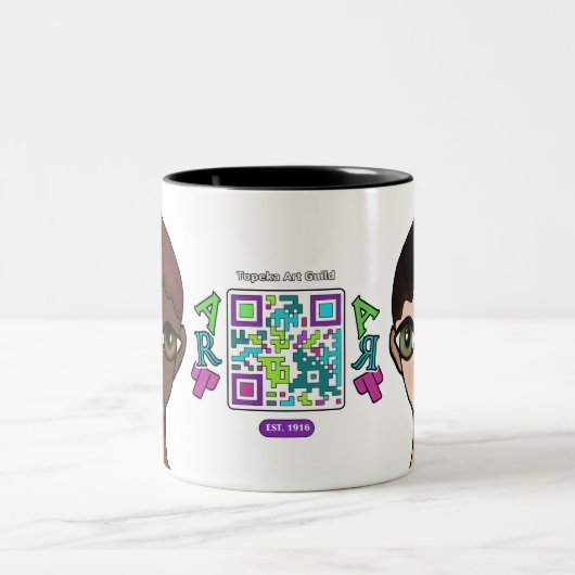 Ik steun de Topeka Art Guild Mok (Center)