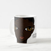 Ik steun de Topeka Art Guild Mok (Voorkant links)