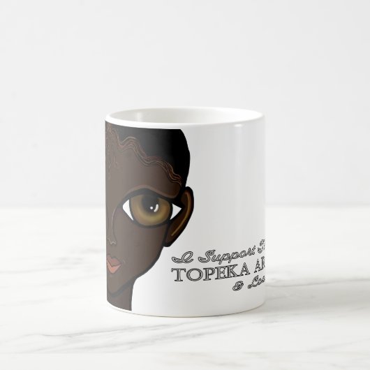 Ik steun de Topeka Art Guild Mok (Center)