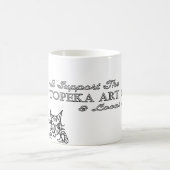 Ik steun de Topeka Art Guild Mok (Center)