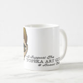 Ik steun de Topeka Art Guild Mok (Voorkant rechts)