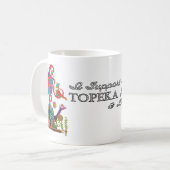 Ik steun de Topeka Art Guild Mok (Voorkant links)