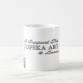 Ik steun de Topeka Art Guild Mok (Center)