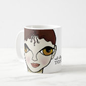 Ik steun de Topeka Art Guild Mok (Voorkant links)