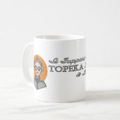 Ik steun de Topeka Art Guild-mok Koffiemok (Voorkant links)