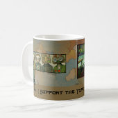 Ik steun de Topeka Art Guild-mok Koffiemok (Voorkant links)