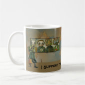 Ik steun de Topeka Art Guild-mok Koffiemok (Links)