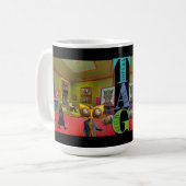 Ik steun de Topeka Art Guild-mok Koffiemok (Voorkant links)