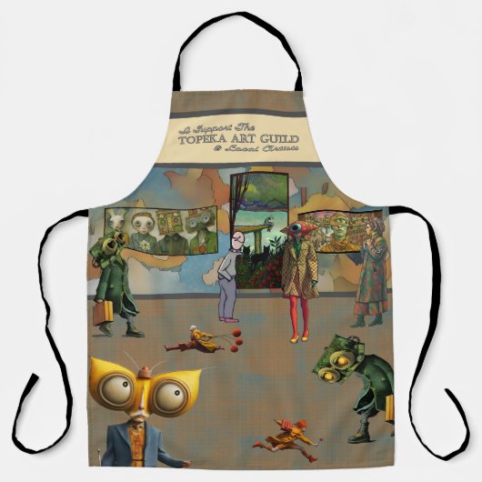 Ik steun de Topeka Art Guild-schort Schort (Voorkant)