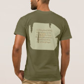 Ik steun de tweede Shirten T-shirt (Achterkant)