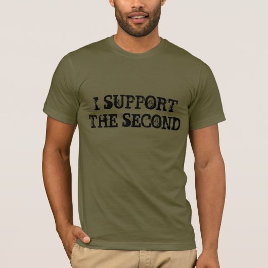 Ik steun de tweede Shirten T-shirt (Voorkant)