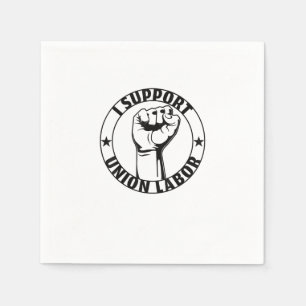 Ik steun de Unie voor de Arbeidsunie, sterk voor d Servet