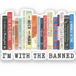 Ik Steun De Verboden Grappige Verboden Boeken Boek Sticker