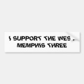 IK STEUN DE WEST MEMPHIS DRIE BUMPERSTICKER (Voorkant)