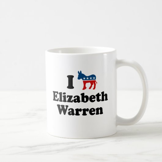 IK STEUN DEMOCRAT ELIZABETH WARREN -.png Koffiemok (Rechts)