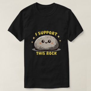 Ik steun deze steen t-shirt