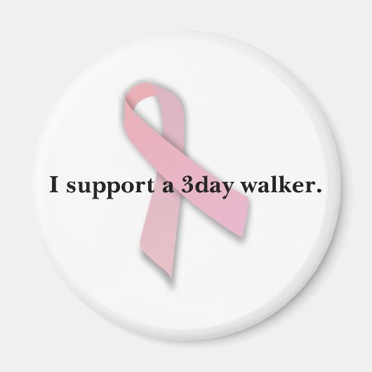 Ik steun een 3day walker. magneet (Voorkant)