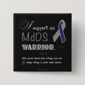 Ik steun een MdDS Warrior Button (Voorkant)