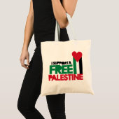 Ik steun een vrije palestine tote bag (Voorkant (product))