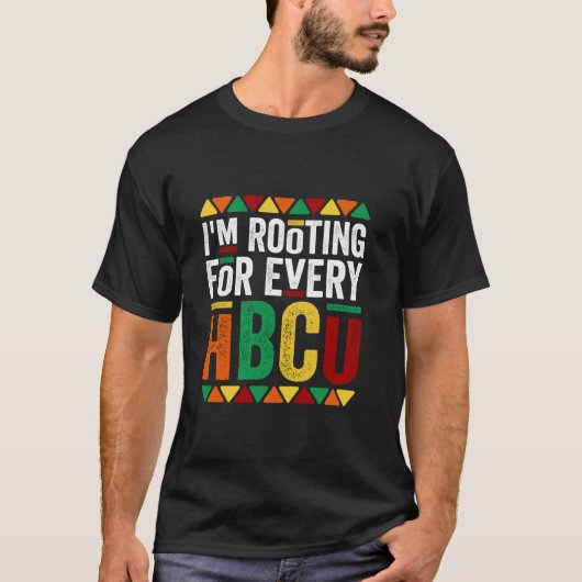 Ik steun elke HBCU Juneteenth-studententrots T-shirt (Voorkant)