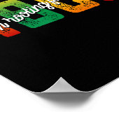 Ik Steun Elke Hbcu-student Tijdens De Black Histor Poster (Hoek)