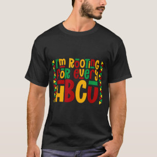 Ik Steun Elke Historische Zwarte Universiteit T-shirt