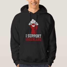 Ik steun Groenland - Trotse Groenlanders Hoodie