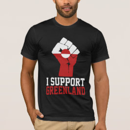 Ik steun Groenland - Trotse Groenlanders T-shirt